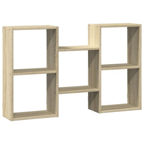 Étagère murale chêne sonoma 96x18x60 cm bois d'ingénierie - Photo n°2; ?>