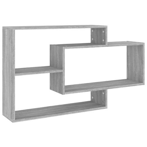 Étagère murale Sonoma gris 104x20x58,5 cm Bois d'ingénierie - Photo n°2; ?>