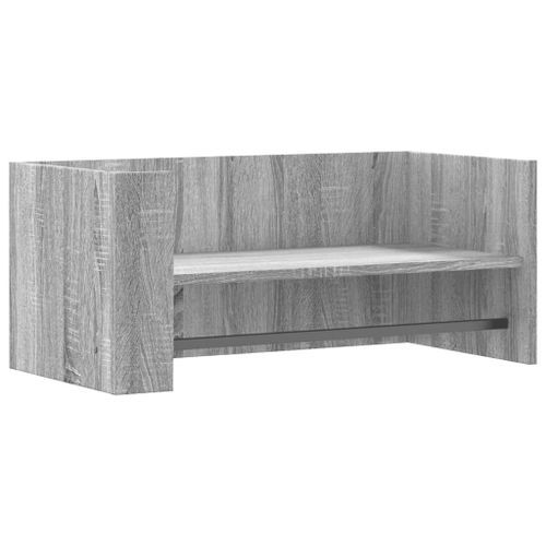 Étagère murale sonoma gris 70,5x35x30,5 cm bois d'ingénierie - Photo n°2; ?>