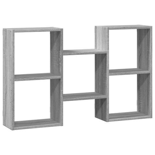 Étagère murale sonoma gris 96x18x60 cm bois ingénierie - Photo n°2; ?>