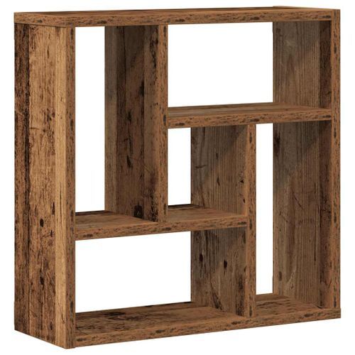 Étagère murale vieux bois 45x16x45 cm bois d'ingénierie - Photo n°2; ?>