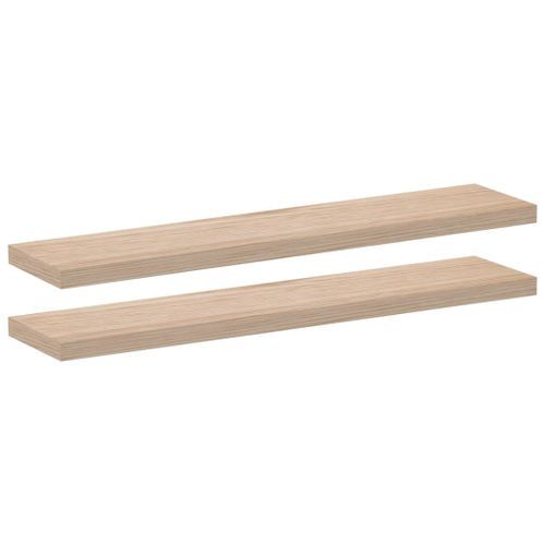 Étagères flottantes 2 pcs 110x23,5x4 cm bois d'ingénierie - Photo n°2; ?>