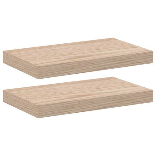 Étagères flottantes 2 pcs 40x23,5x4 cm bois d'ingénierie - Photo n°2; ?>