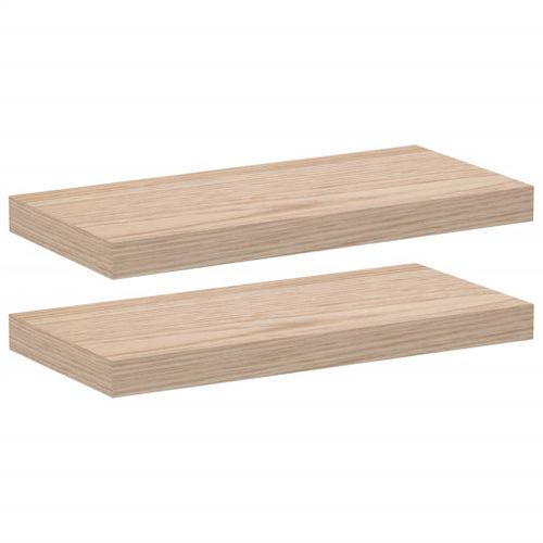 Étagères flottantes 2 pcs 50x23,5x4 cm bois d'ingénierie - Photo n°2; ?>