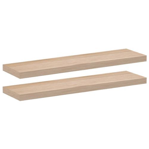 Étagères flottantes 2 pcs 90x23,5x4cm bois d'ingénierie - Photo n°2; ?>