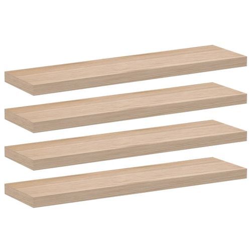 Étagères flottantes 4 pcs 90x23,5x4cm bois d'ingénierie - Photo n°2; ?>