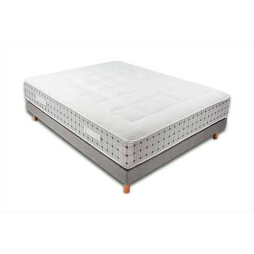 EXELLENCE COLLECTION Latex Ensemble matelas + sommier 160 x 200 cm - Ressorts - 30 cm - 9 Zones - 3 cm Latex 75kg - Photo n°2; ?>