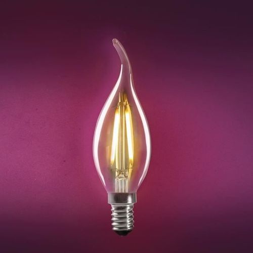 EXPERTLINE Ampoule LED filament ambrée E14 2 W équivalent a 23 W blanc chaud - Photo n°2; ?>