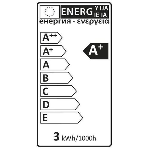EXPERTLINE Lot de 2 Ampoules LED E14 G45 sphérique 3 W équivalent a 25 W blanc chaud - Photo n°2; ?>