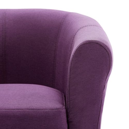 Fauteuil cabriolet violet Tissu Kenzy - Photo n°3; ?>