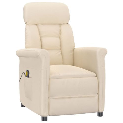 Fauteuil de massage Beige Tissu microfibre - Photo n°2; ?>