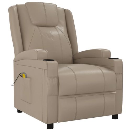 Fauteuil de massage Cappuccino Similicuir - Photo n°2; ?>