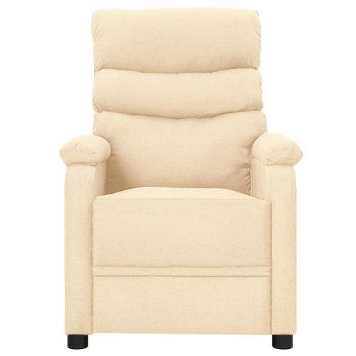 Fauteuil de massage Crème Tissu - Photo n°3; ?>