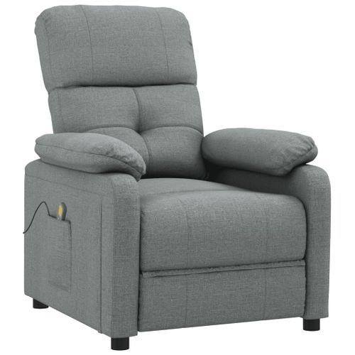 Fauteuil de massage Gris foncé Tissu - Photo n°2; ?>