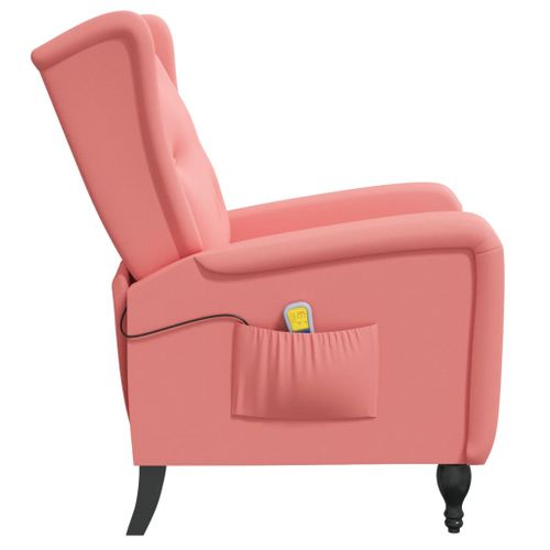 Fauteuil de massage inclinable Rose Velours 2 - Photo n°3; ?>