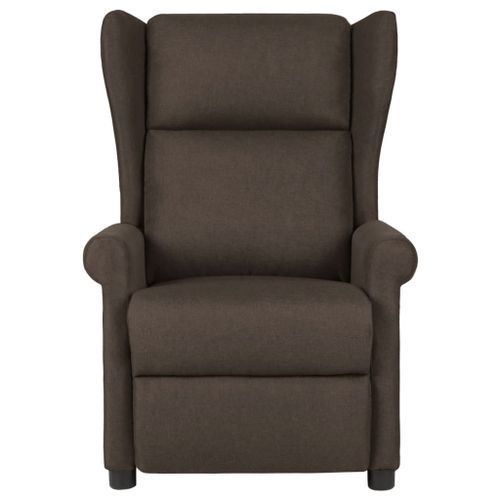 Fauteuil de massage Marron foncé Tissu - Photo n°2; ?>