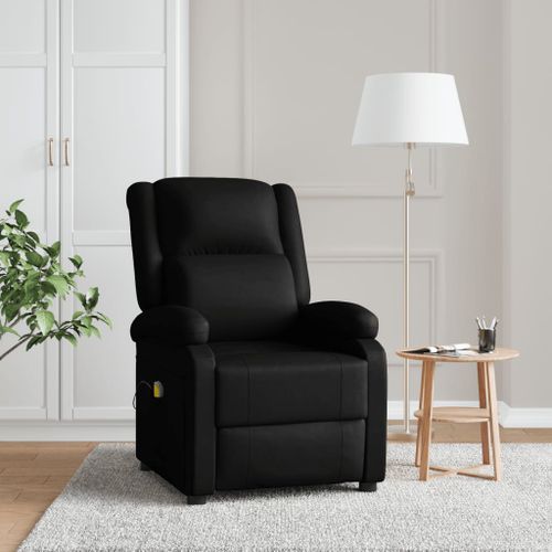 Fauteuil de massage Noir Similicuir - Photo n°2; ?>