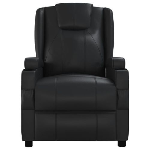 Fauteuil de massage Noir Similicuir - Photo n°3; ?>