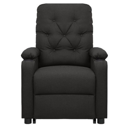 Fauteuil de massage Noir Tissu - Photo n°3; ?>