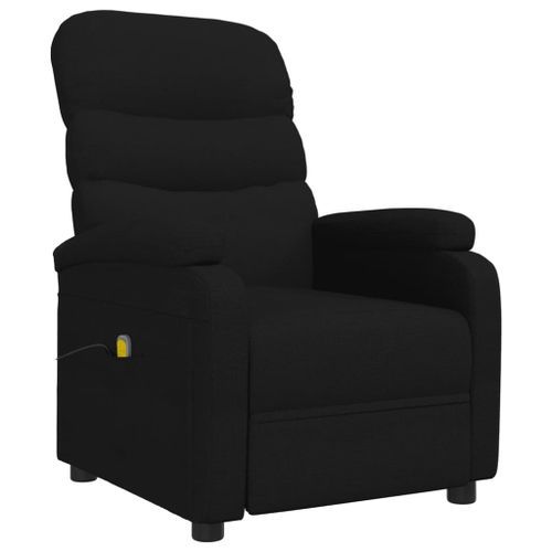 Fauteuil de massage Noir Tissu - Photo n°3; ?>