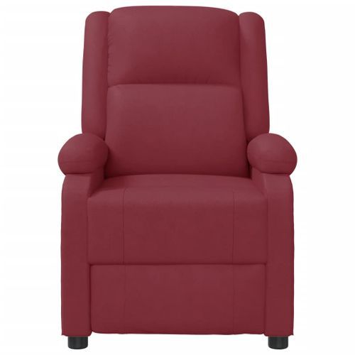 Fauteuil de massage Rouge bordeaux Similicuir - Photo n°3; ?>