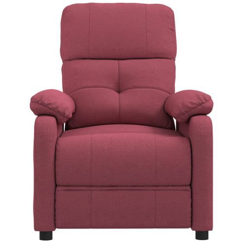 Fauteuil de massage Rouge bordeaux Tissu - Photo n°3; ?>