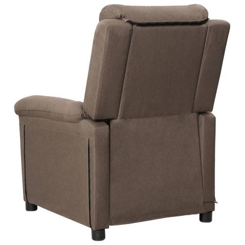 Fauteuil de massage Taupe Tissu - Photo n°3; ?>