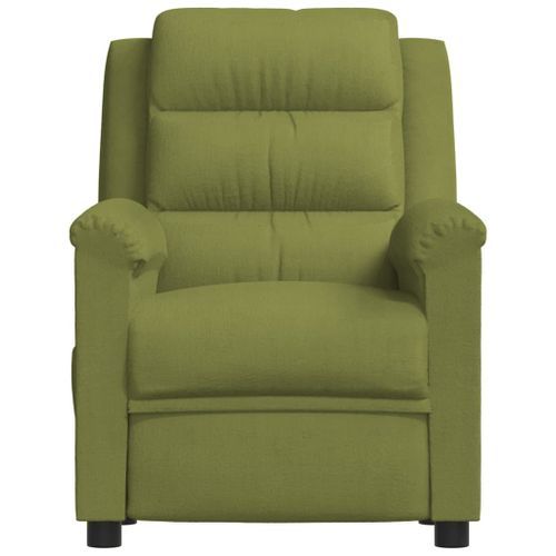 Fauteuil de massage Vert clair velours - Photo n°3; ?>