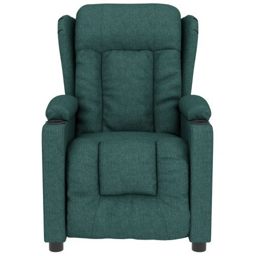 Fauteuil de massage Vert foncé Tissu - Photo n°3; ?>