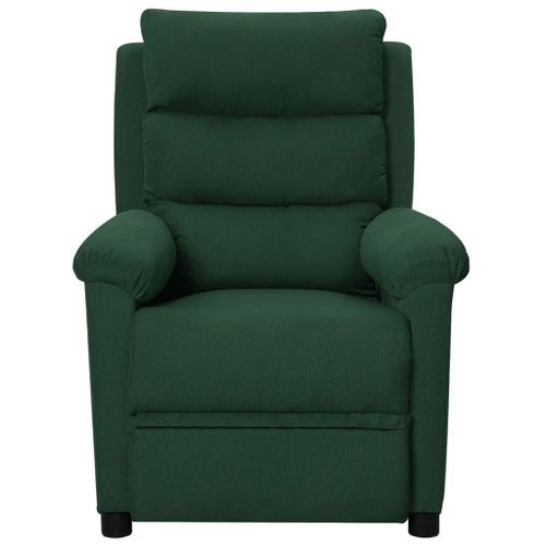 Fauteuil de massage Vert foncé Tissu - Photo n°2; ?>