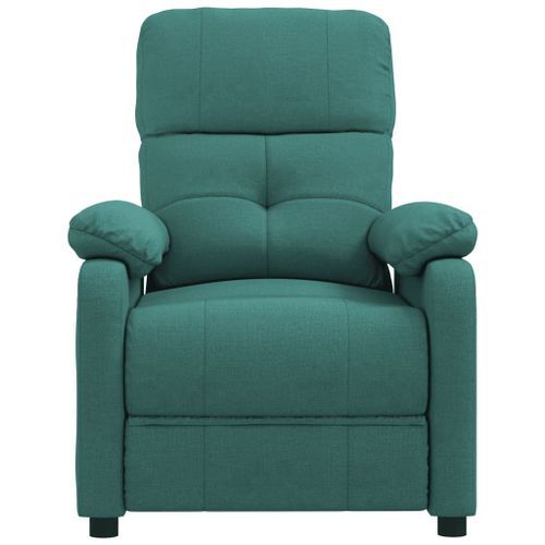 Fauteuil de massage Vert foncé Tissu - Photo n°3; ?>