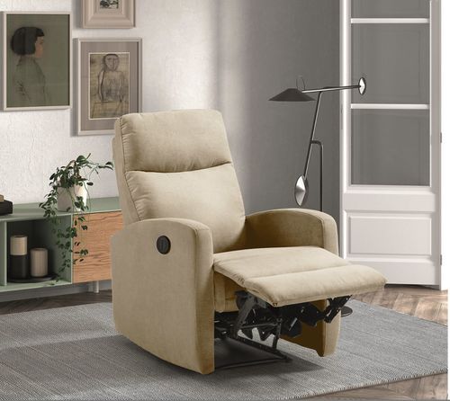 Fauteuil de relaxation manuel tissu Kaleria - Photo n°2; ?>