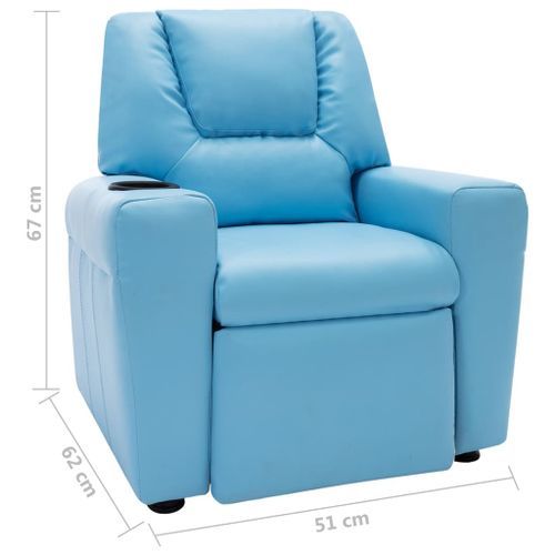 Fauteuil de relaxation pour enfant Similicuir Vikalo - Photo n°2; ?>