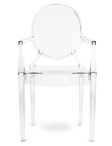 Fauteuil design en polycarbonate transparent ou Opaque - Collection Louiva - Photo n°3; ?>