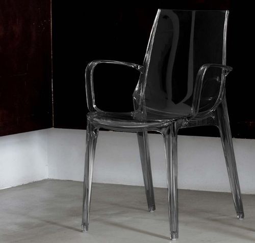 Fauteuil design transparente Robby - Lot de 4 - Photo n°2; ?>