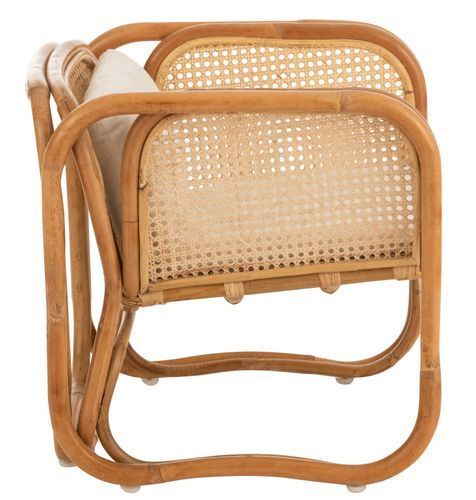 Fauteuil enfant rotin naturel Ozaria - Photo n°3; ?>