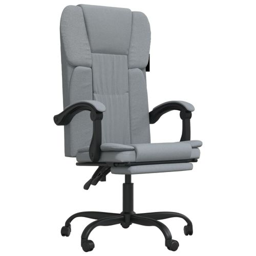 Fauteuil inclinable de bureau Gris clair Tissu - Photo n°2; ?>