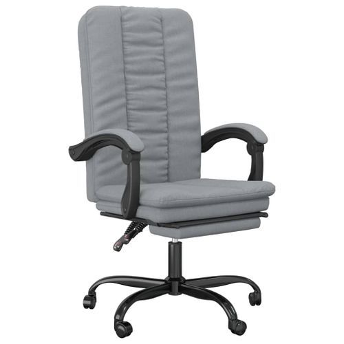 Fauteuil inclinable de bureau Gris clair Tissu - Photo n°2; ?>