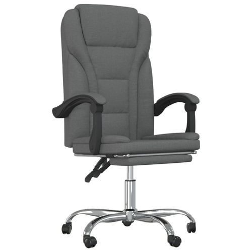 Fauteuil inclinable de bureau Gris foncé Tissu - Photo n°2; ?>