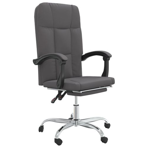 Fauteuil inclinable de bureau Gris Similicuir - Photo n°2; ?>