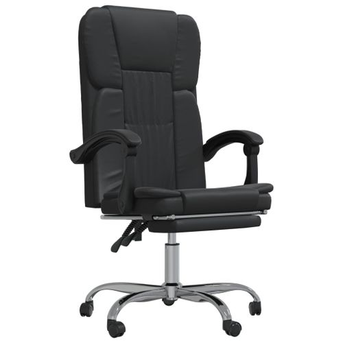 Fauteuil inclinable de bureau Noir Similicuir - Photo n°2; ?>