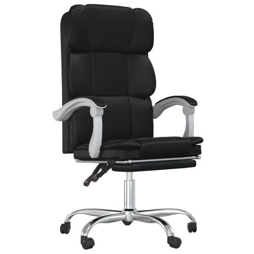 Fauteuil inclinable de bureau Noir Similicuir - Photo n°2; ?>