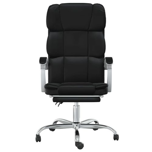 Fauteuil inclinable de bureau Noir Similicuir - Photo n°3; ?>