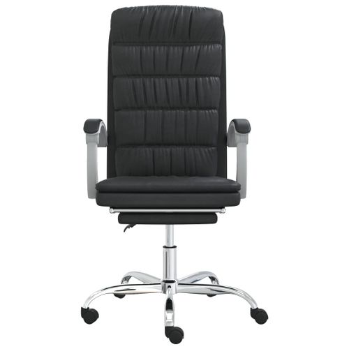 Fauteuil inclinable de bureau Noir Similicuir - Photo n°3; ?>