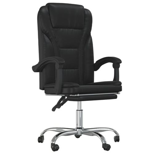 Fauteuil inclinable de bureau Noir Similicuir - Photo n°2; ?>