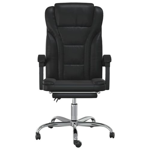 Fauteuil inclinable de bureau Noir Similicuir - Photo n°3; ?>