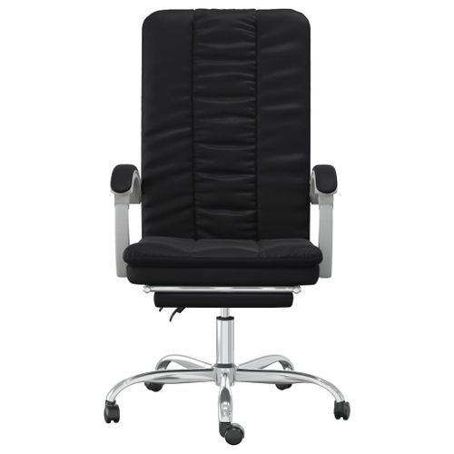 Fauteuil inclinable de bureau Noir Similicuir - Photo n°3; ?>