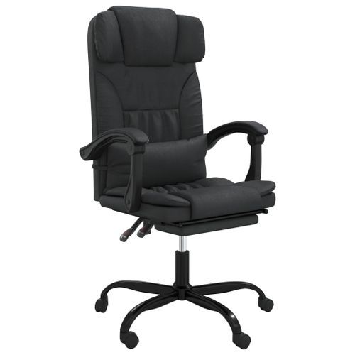 Fauteuil inclinable de bureau Noir Similicuir - Photo n°2; ?>