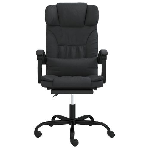 Fauteuil inclinable de bureau Noir Similicuir - Photo n°3; ?>