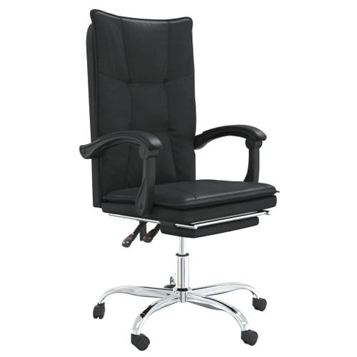 Fauteuil inclinable de bureau Noir Similicuir - Photo n°2; ?>